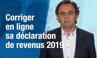 Corriger en ligne sa déclaration de revenus 2019